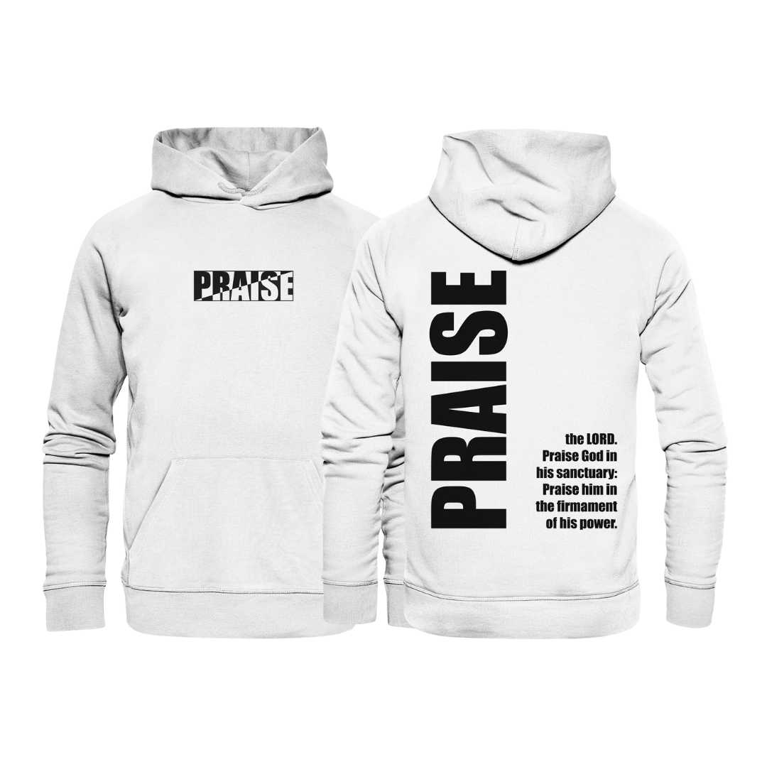 Ps 150,1 - PRAISE - Organic Basic Hoodie