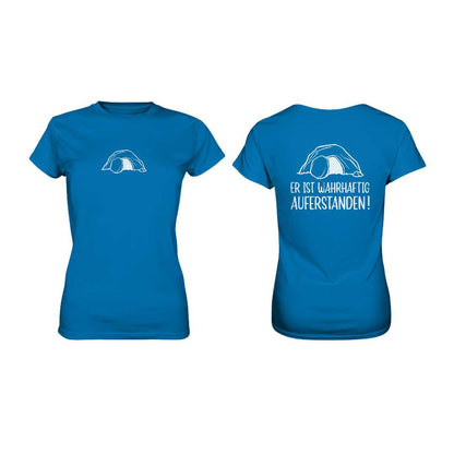 Er ist wahrhaftig auferstanden! - Doppelseitig - Ladies Premium Shirt