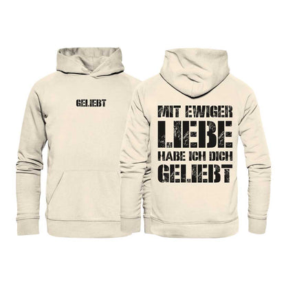 Jer 31,3 - geliebt - doppelseitig - Organic Hoodie