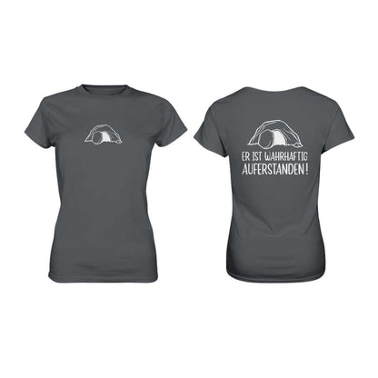 Er ist wahrhaftig auferstanden! - Doppelseitig - Ladies Premium Shirt