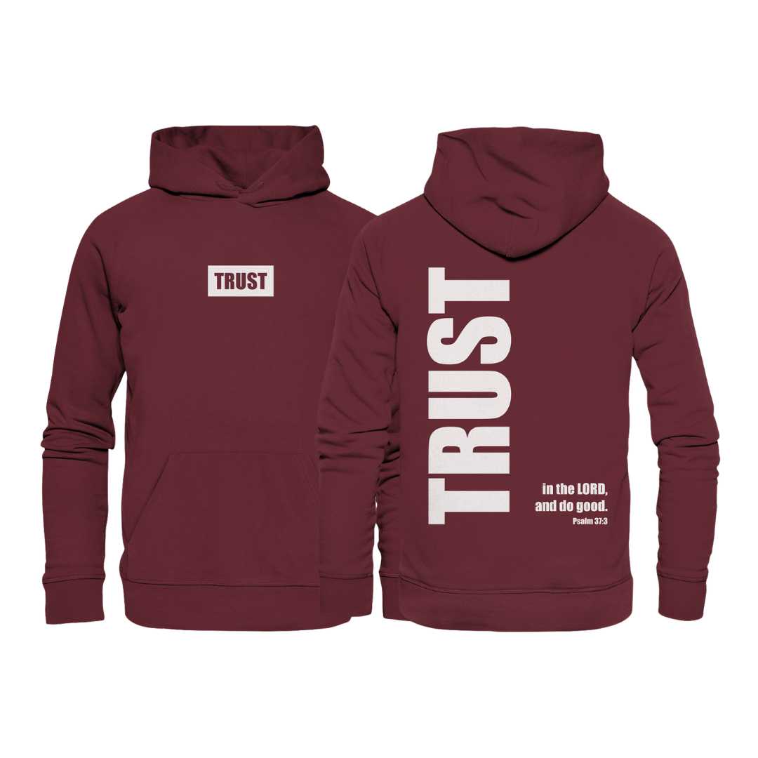 Ps 37,3 - TRUST - Organic Basic Hoodie