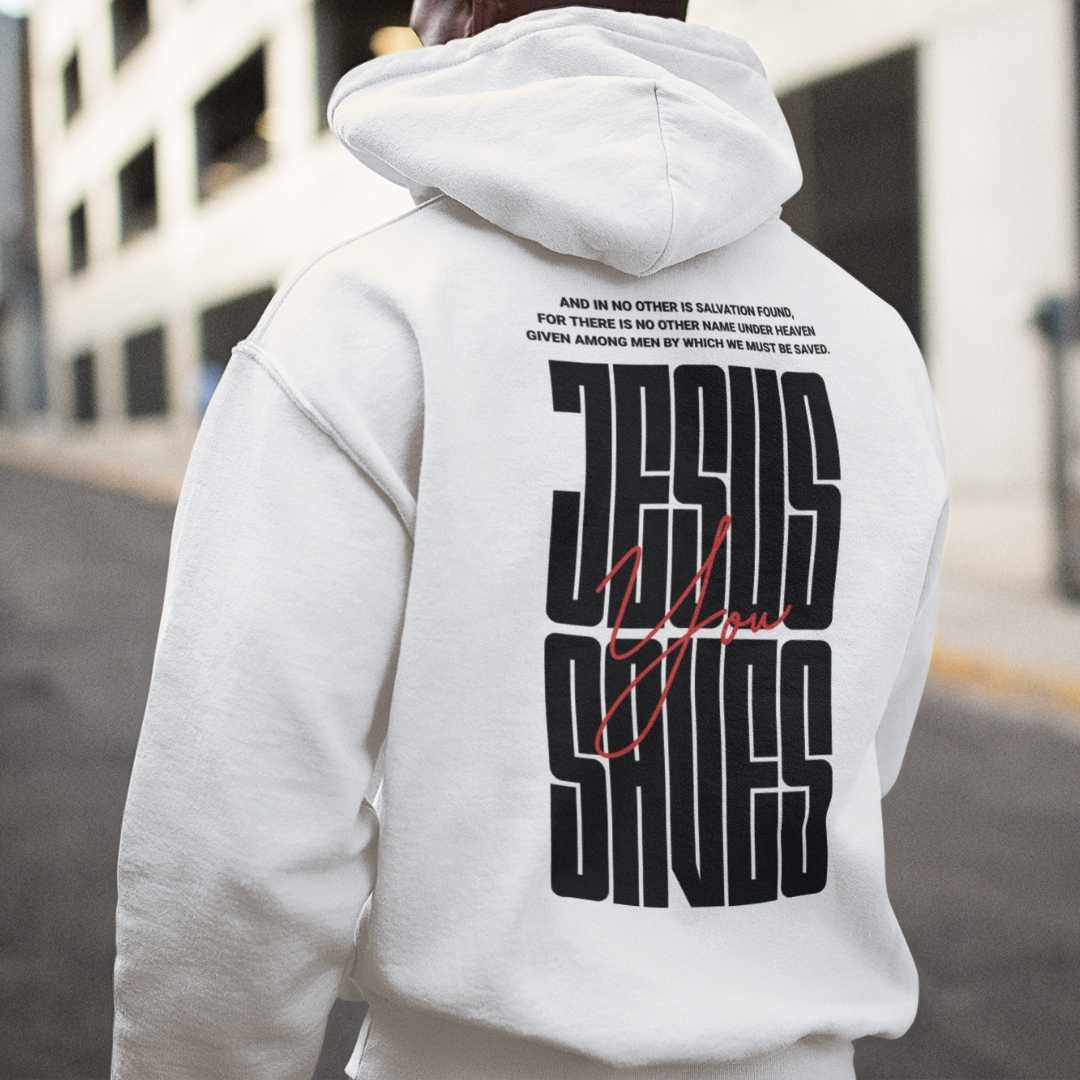 Apg 4,12 - JESUS SAVES - Rückenprint - Organic Basic Hoodie