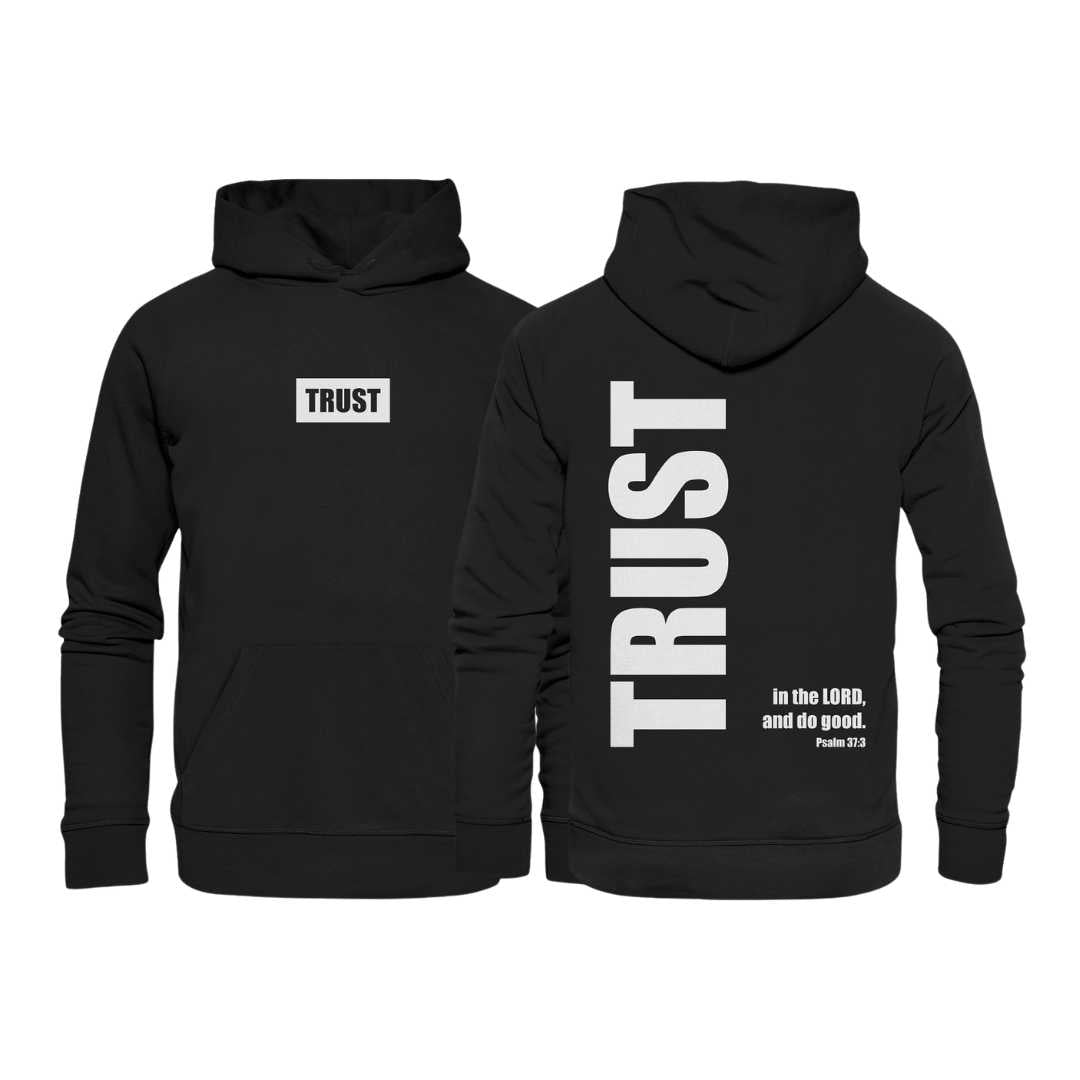 Ps 37,3 - TRUST - Organic Basic Hoodie