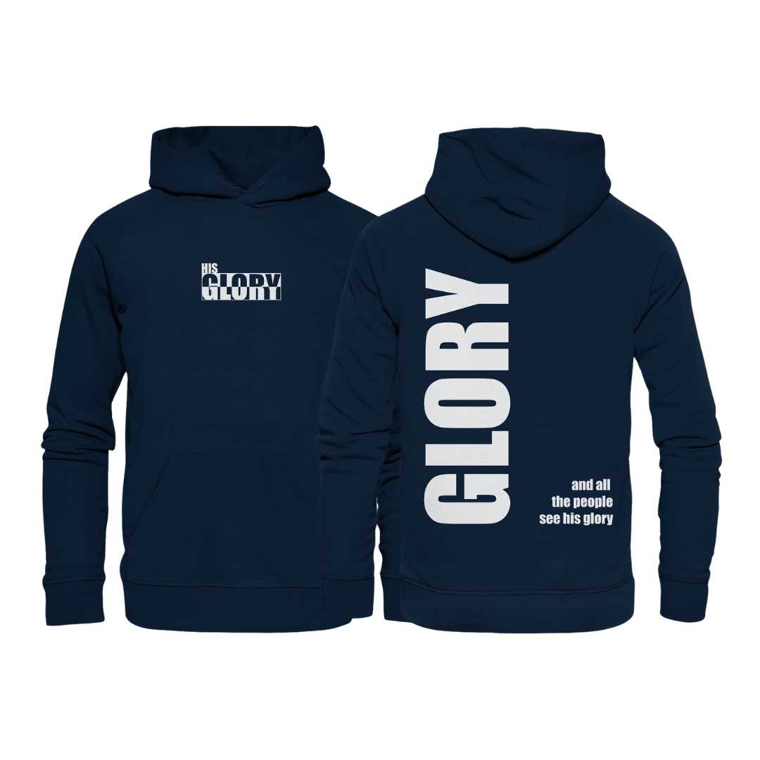 Ps 97,6 - HIS GLORY - Organic Basic Hoodie