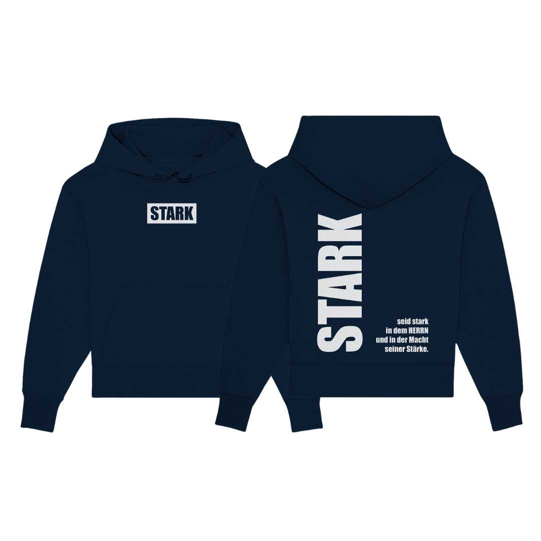 Eph 6,10 - STARK - doppelseitig - Organic Oversize Hoodie