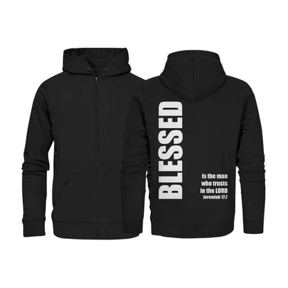 Jer 17,7 - BLESSED - Organic Zipper