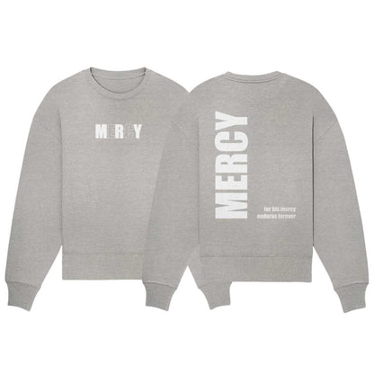 Ps 136 - MERCY - Organic Oversize Sweatshirt