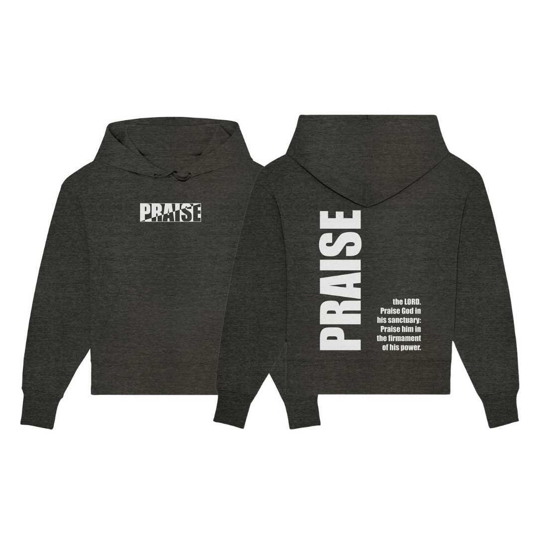 Ps 150,1 - PRAISE - Organic Oversize Hoodie