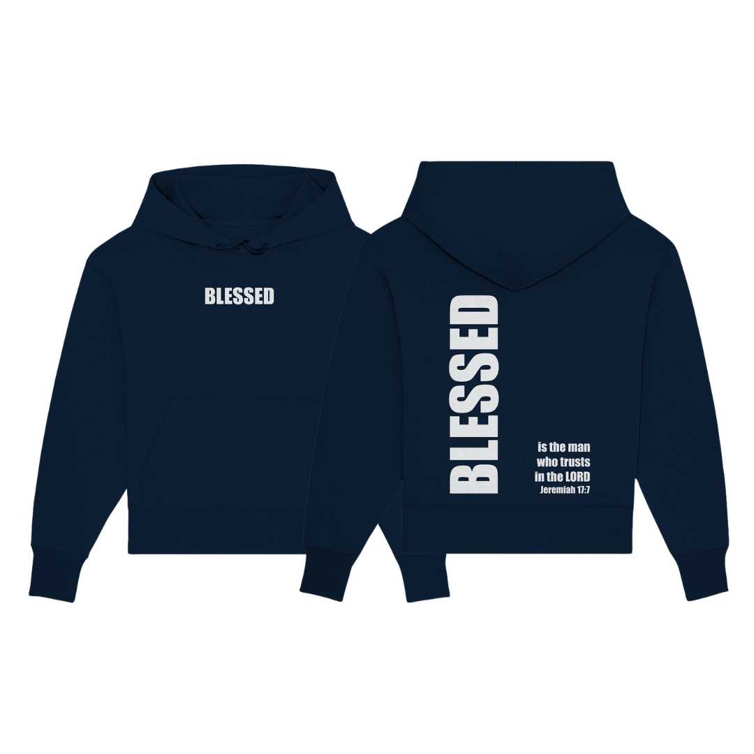 Jer 17,7 - BLESSED - Organic Oversize Hoodie