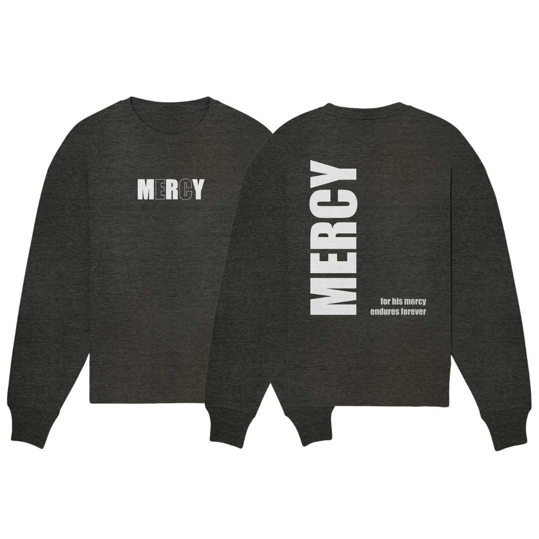 Ps 136 - MERCY - Organic Oversize Sweatshirt