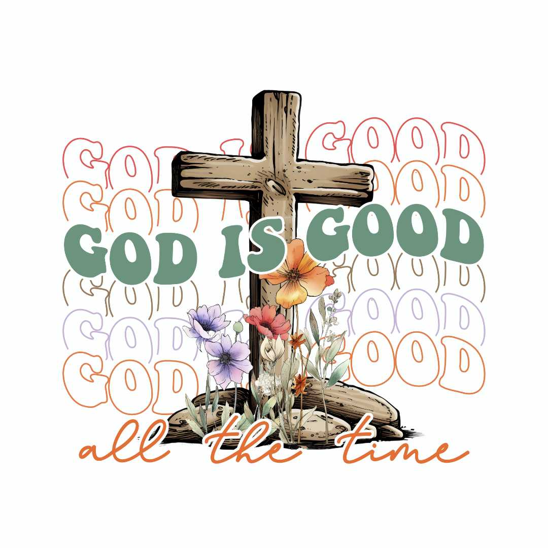 God is good (1) - Bügelbild