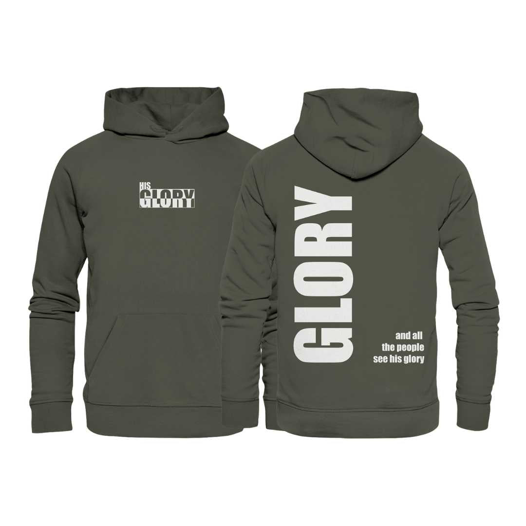 Ps 97,6 - HIS GLORY - Organic Basic Hoodie