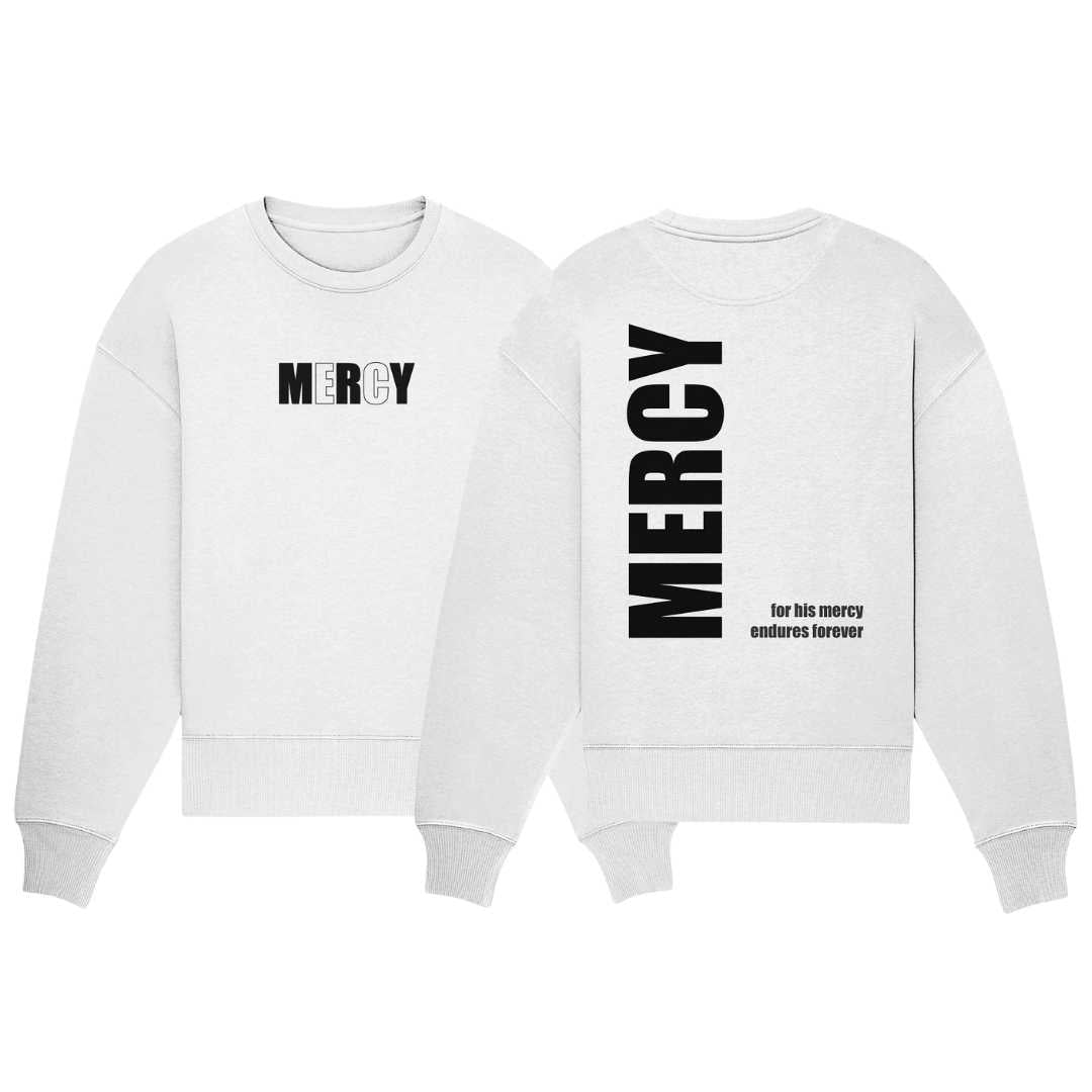 Ps 136 - MERCY - Organic Oversize Sweatshirt