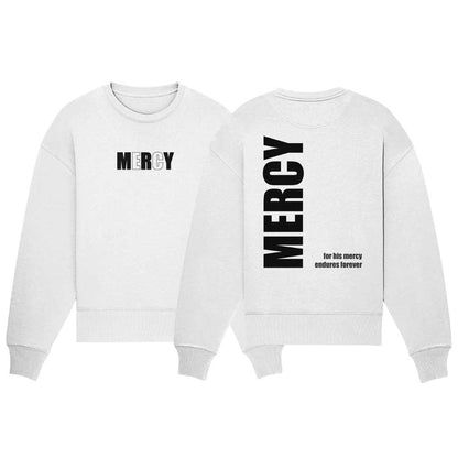 Ps 136 - MERCY - Organic Oversize Sweatshirt