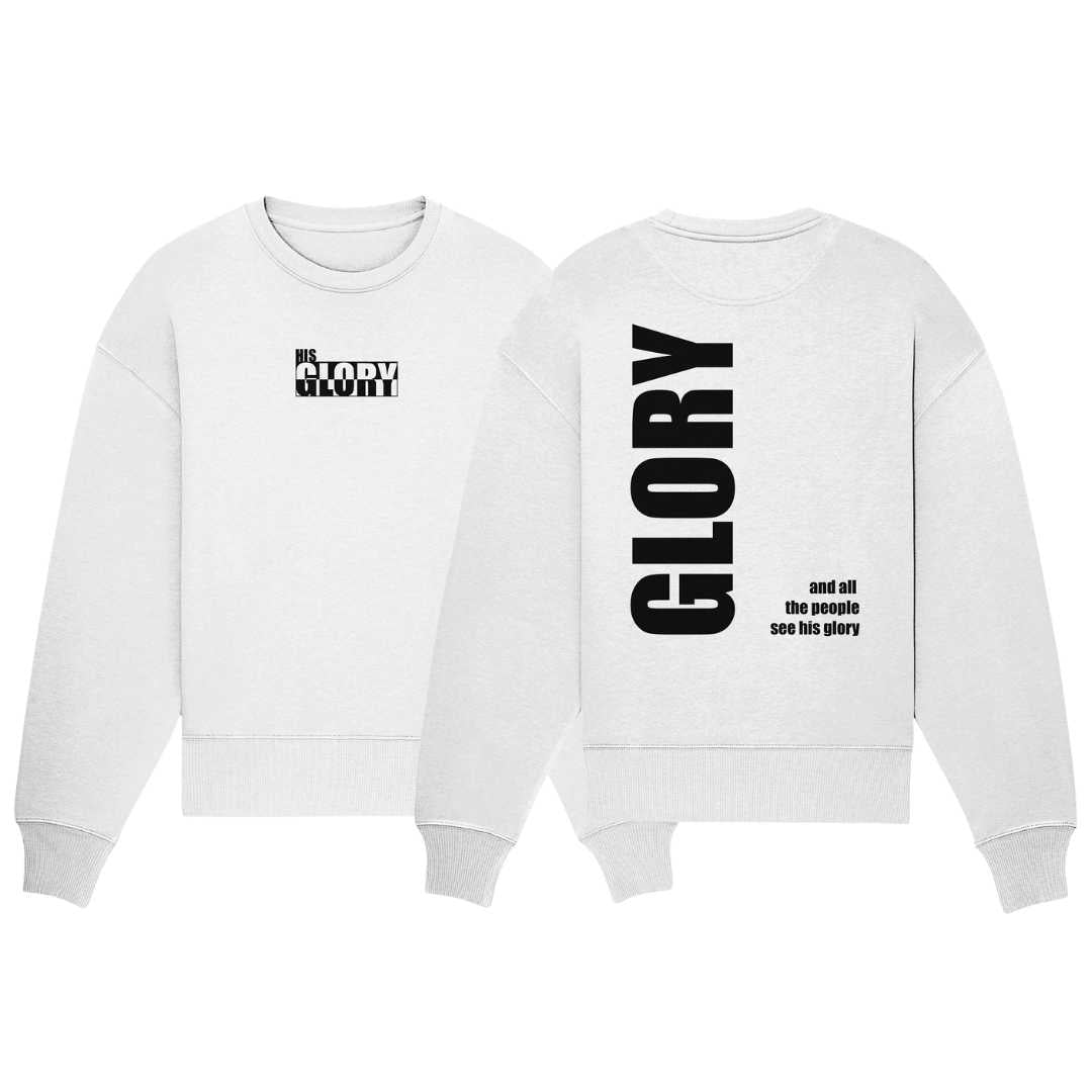 Ps 97,6 - HIS GLORY - Organic Oversize Sweatshirt