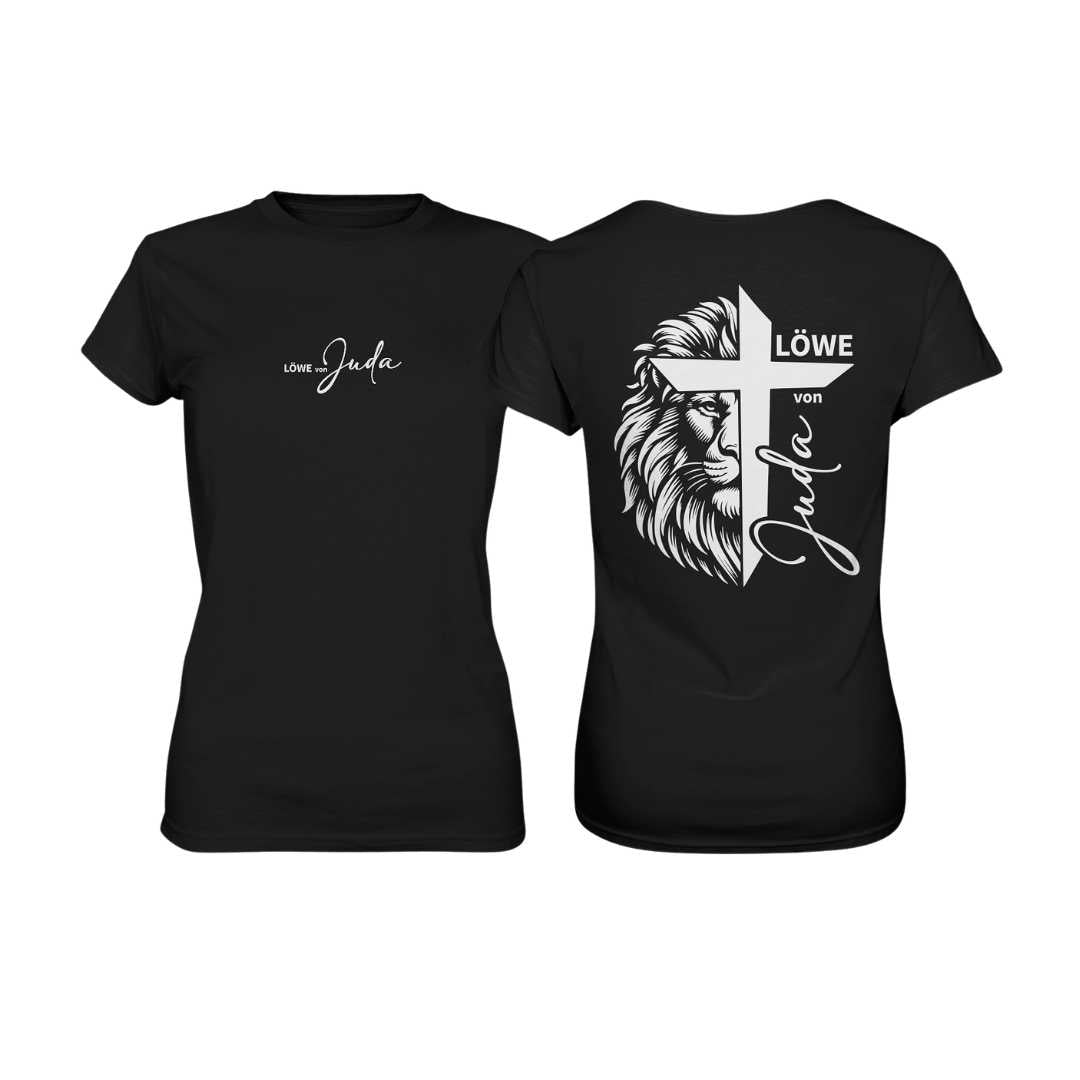Offb 5,5 - Löwe von Juda - doppelseitiger Druck - Ladies Premium Shirt