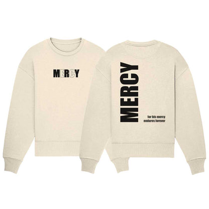 Ps 136 - MERCY - Organic Oversize Sweatshirt