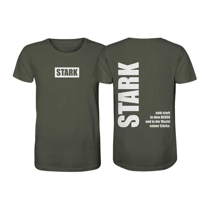 Eph 6,10 - STARK - doppelseitig - Organic Shirt