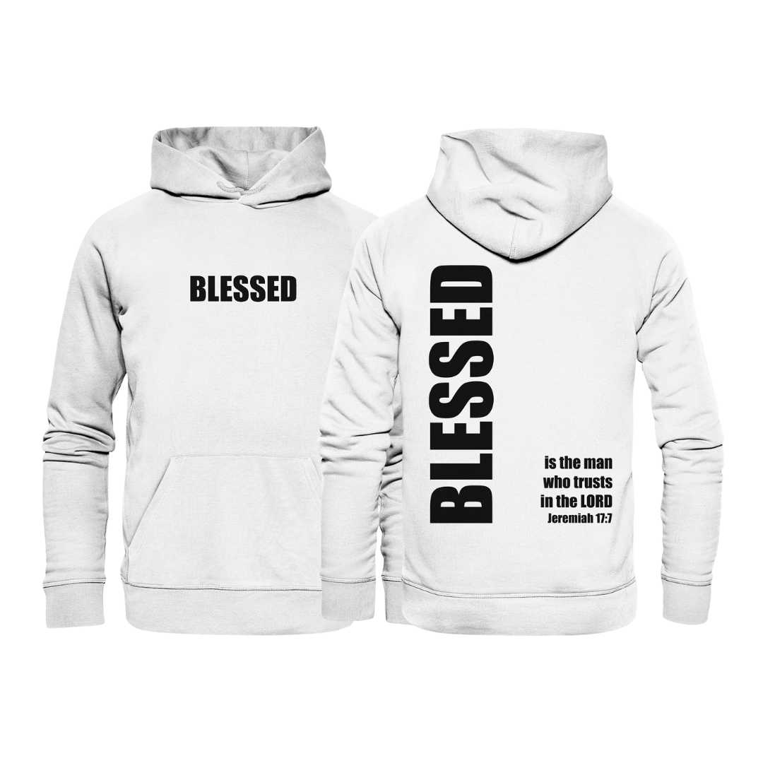 Jer 17,7 - BLESSED - Organic Hoodie