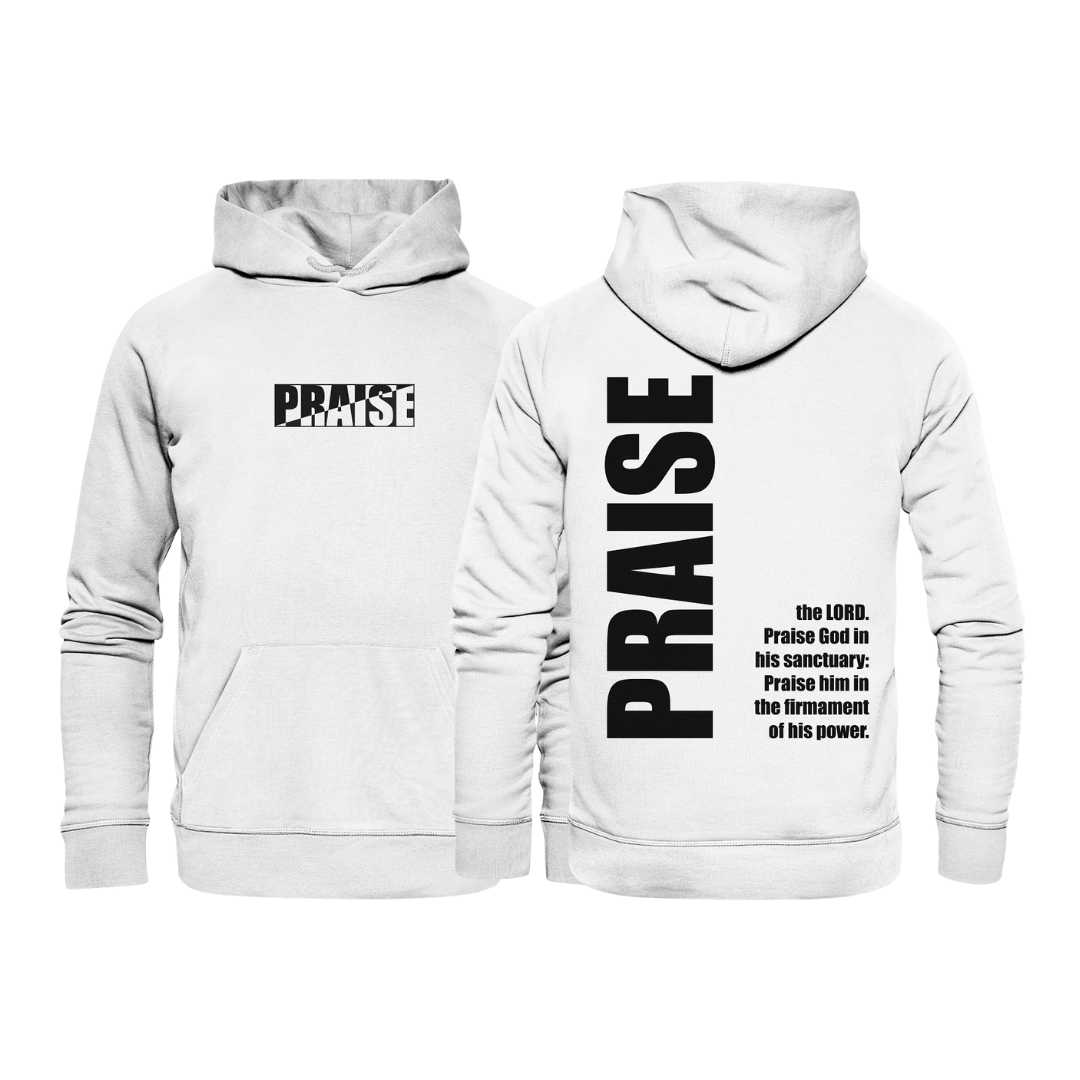 Ps 150,1 - PRAISE - Organic Hoodie