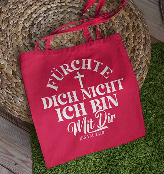 Jes 41,10 - Fürchte dich nicht -  Baumwolltasche