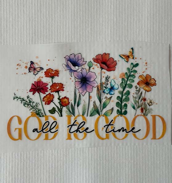 God is good (2) - Bügelbild