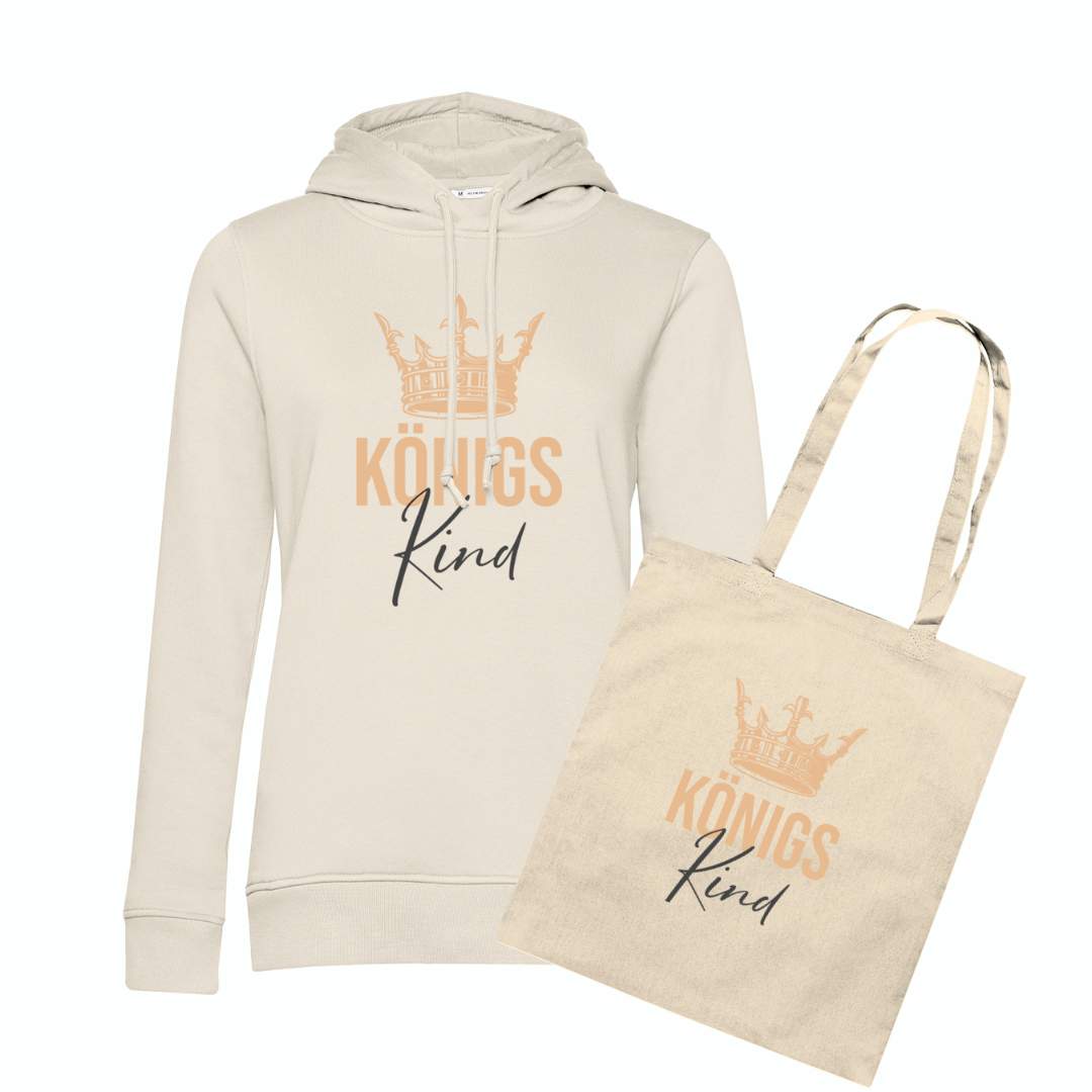 Königskind - Brustprint - Damen-Hoodie