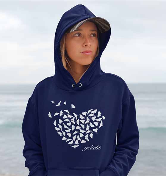 Jer 31,3 - Geliebt - Organic Hoodie - unisex