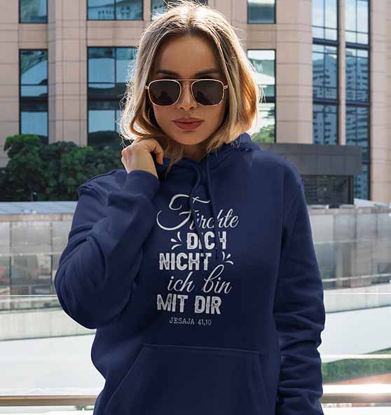 Jes 41,10 - Fürchte dich nicht (2) - Organic Basic Hoodie