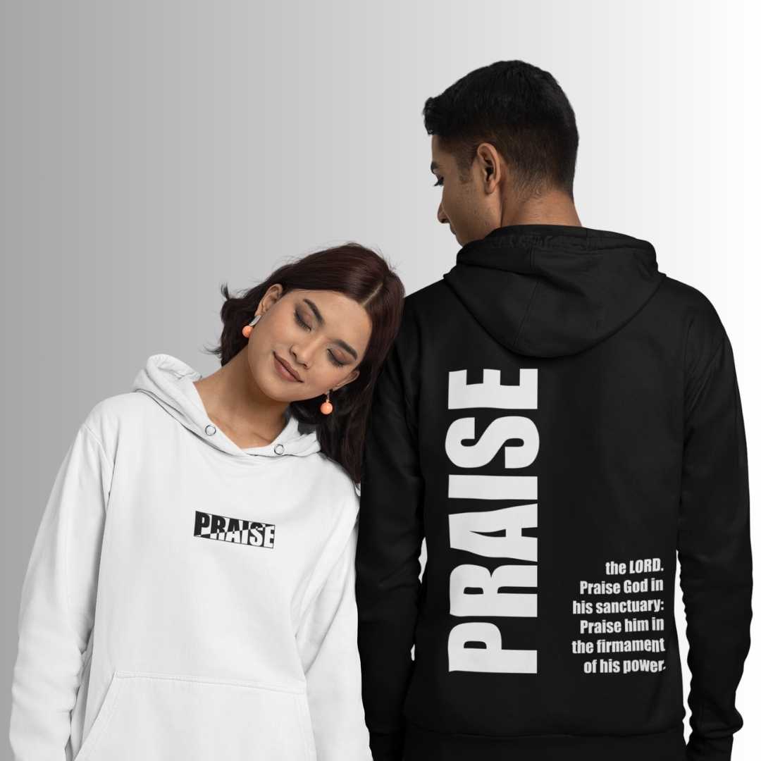 Ps 150,1 - PRAISE - Organic Hoodie