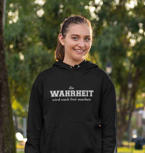 Joh 8,32 - Wahrheit (2) - Organic Hoodie