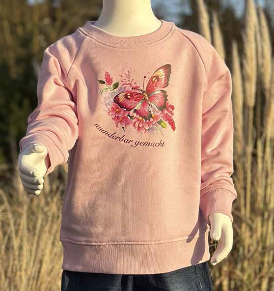 Ps 139,14 - wunderbar gemacht - Kids - Organic Sweatshirt - 85% Baumwolle (Bio-Qualität) &amp; 15% Polyester (recycelt)