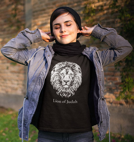 Offb 5,5 - Lion of Judah - weiß - Ladies Premium Shirt