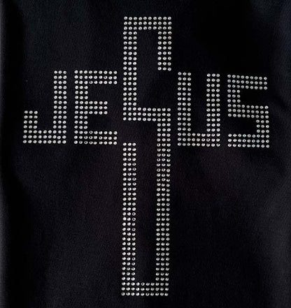Jesus - Strass - Ladies Organic Shirt