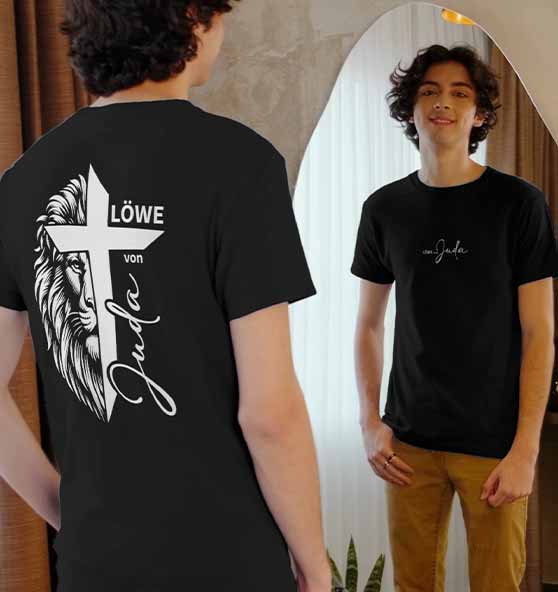 Offb 5,5 - Löwe von Juda - doppelseitiger Druck - Organic Shirt