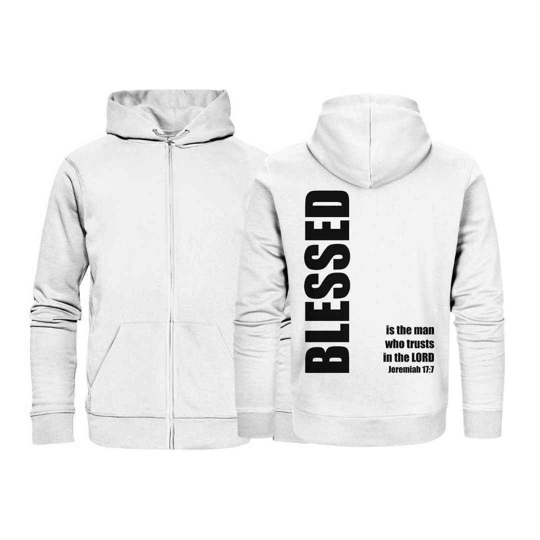 Jer 17,7 - BLESSED - Organic Zipper