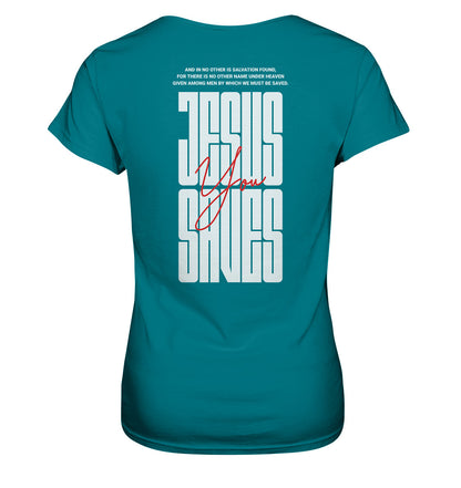 Apg 4,12 - JESUS SAVES - Rückenprint - Ladies Premium Shirt