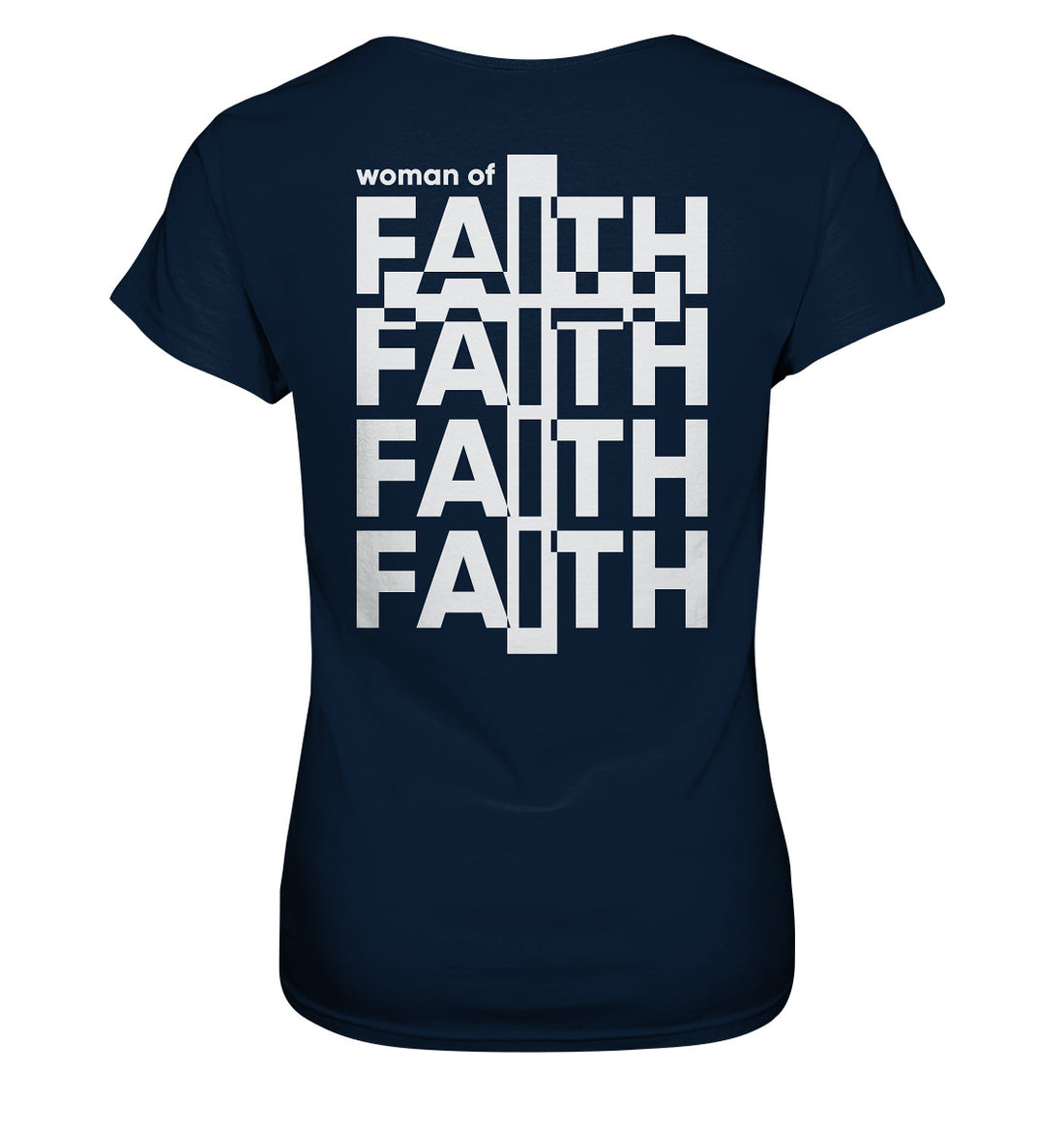 Woman of Faith - Ladies Premium Shirt