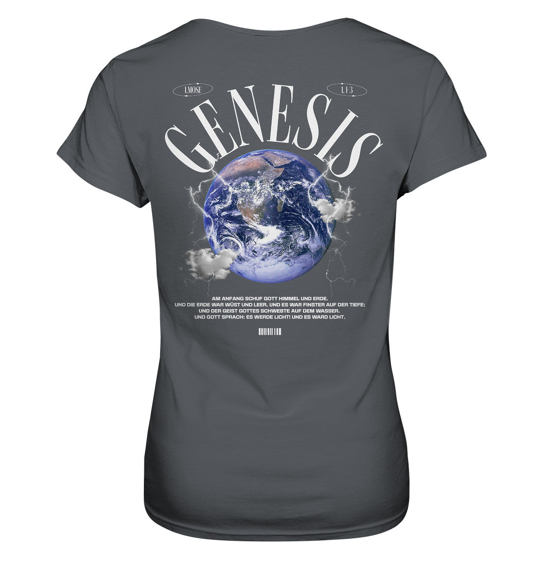 1.Mo 1,1-3 - GENESIS - Rückenprint - Ladies Premium Shirt