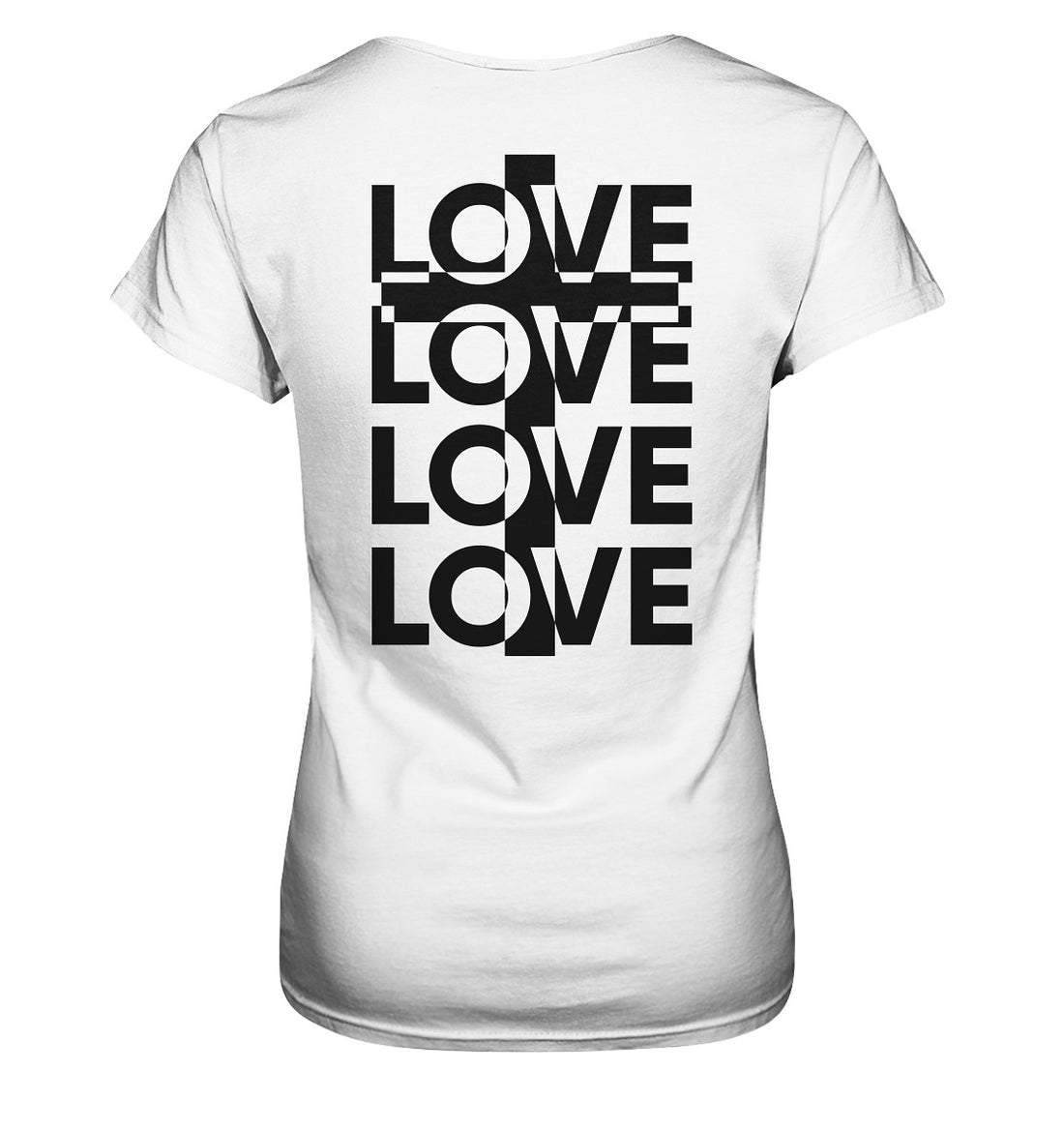 Joh 15,13 - LOVE - Kreuz - Ladies Premium Shirt