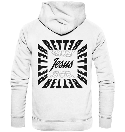 1.Joh 4,14 - RETTER - Jesus - Organic Basic Hoodie