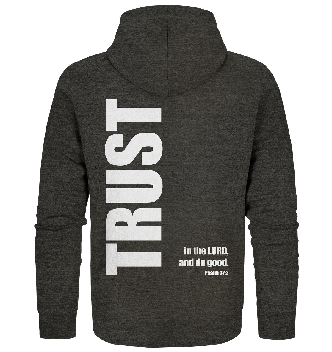 Ps 37,3 - TRUST - Organic Zipper