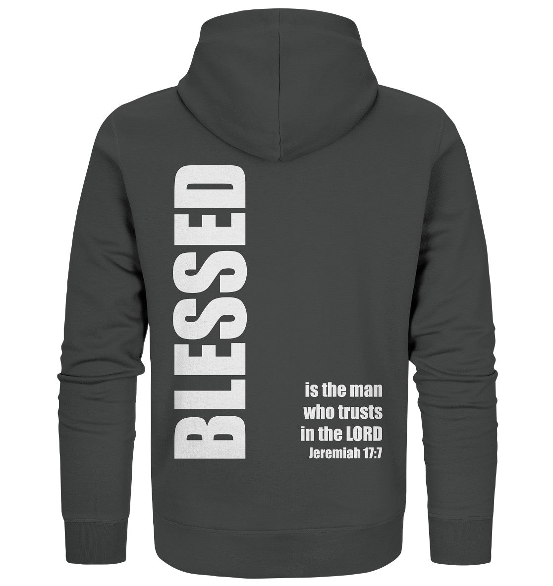 Jer 17,7 - BLESSED - Organic Zipper