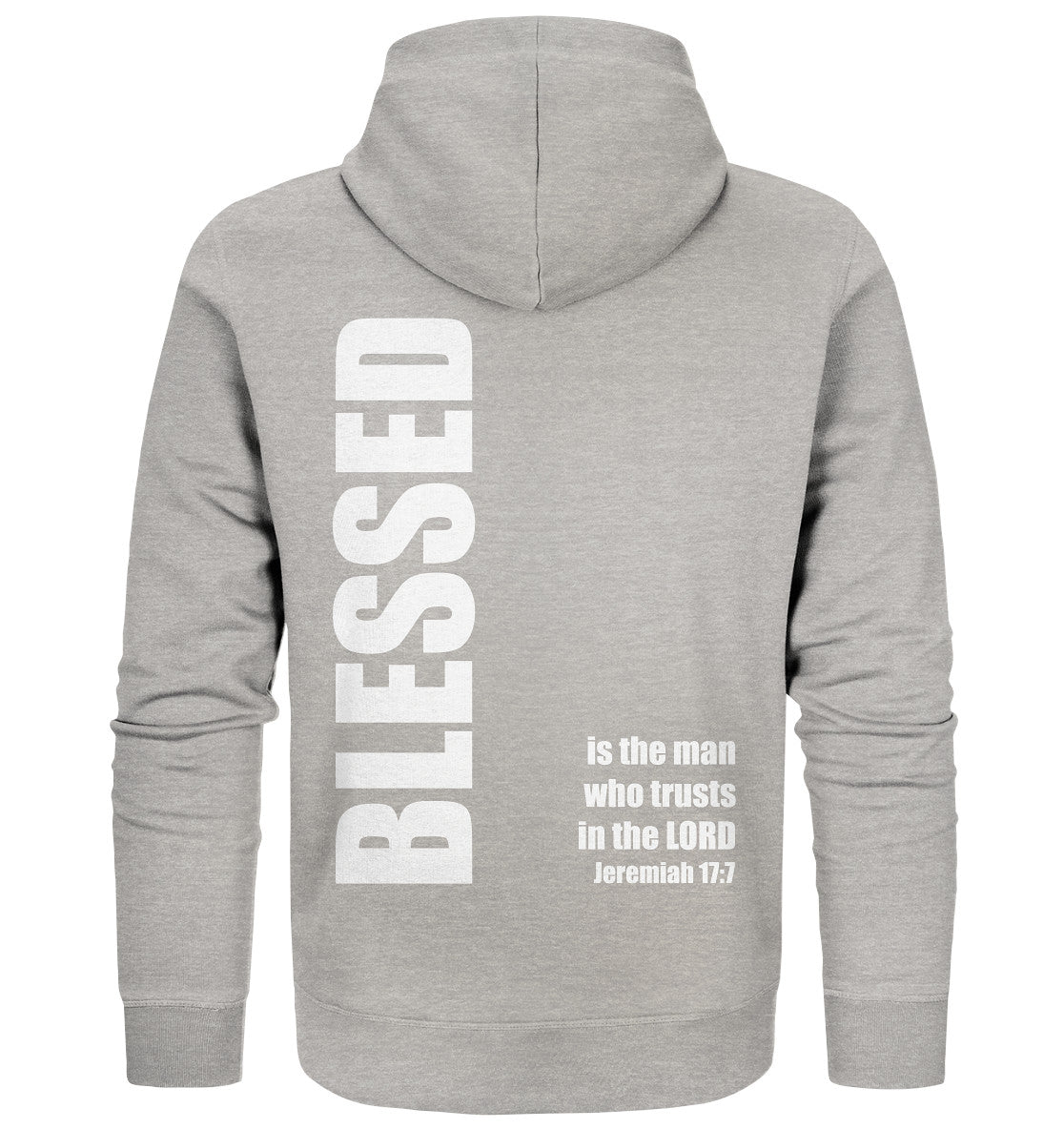 Jer 17,7 - BLESSED - Organic Zipper