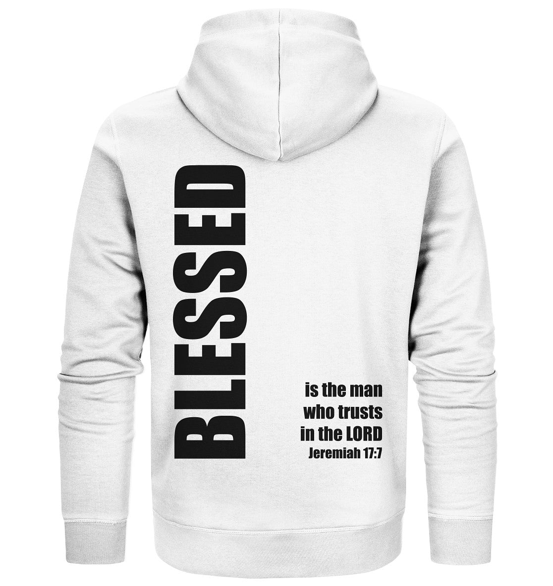 Jer 17,7 - BLESSED - Organic Zipper