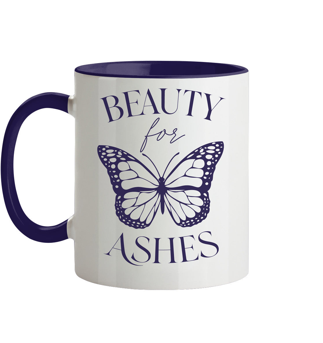 Jes 61,3 - Beauty for Ashes - Tasse zweifarbig