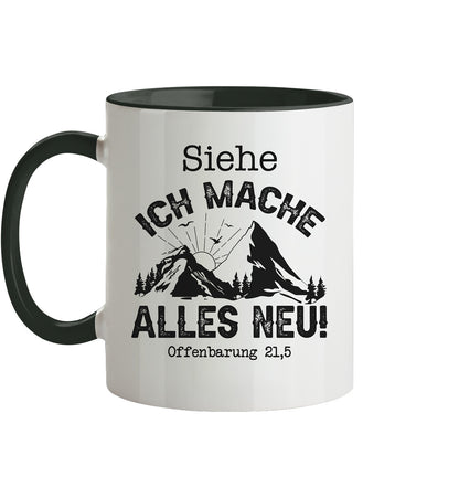 Offb 21,5 - Alles neu - Tasse zweifarbig