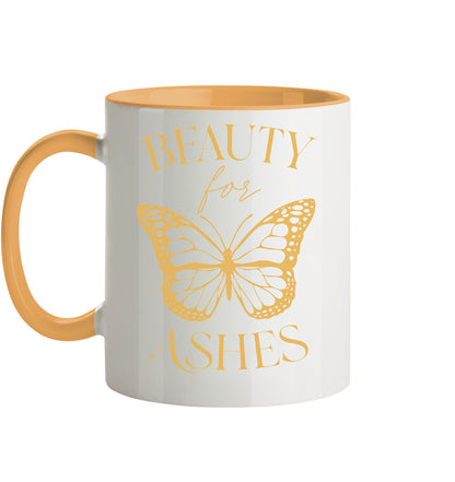 Jes 61,3 - Beauty for Ashes - Tasse zweifarbig