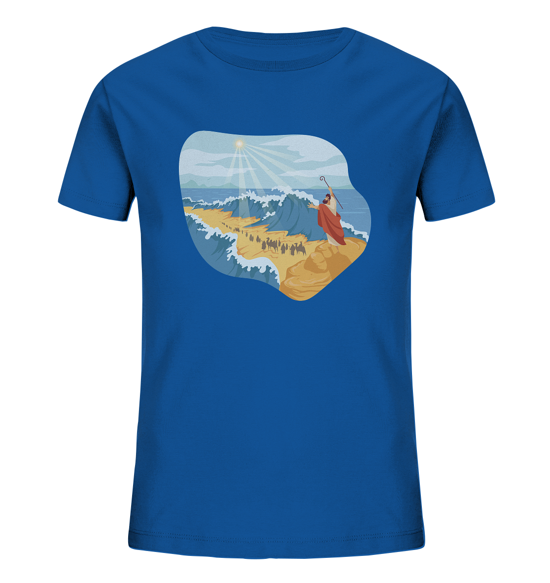 2.Mo 14 - Mose teilt das Meer - Kids - Organic T-Shirt