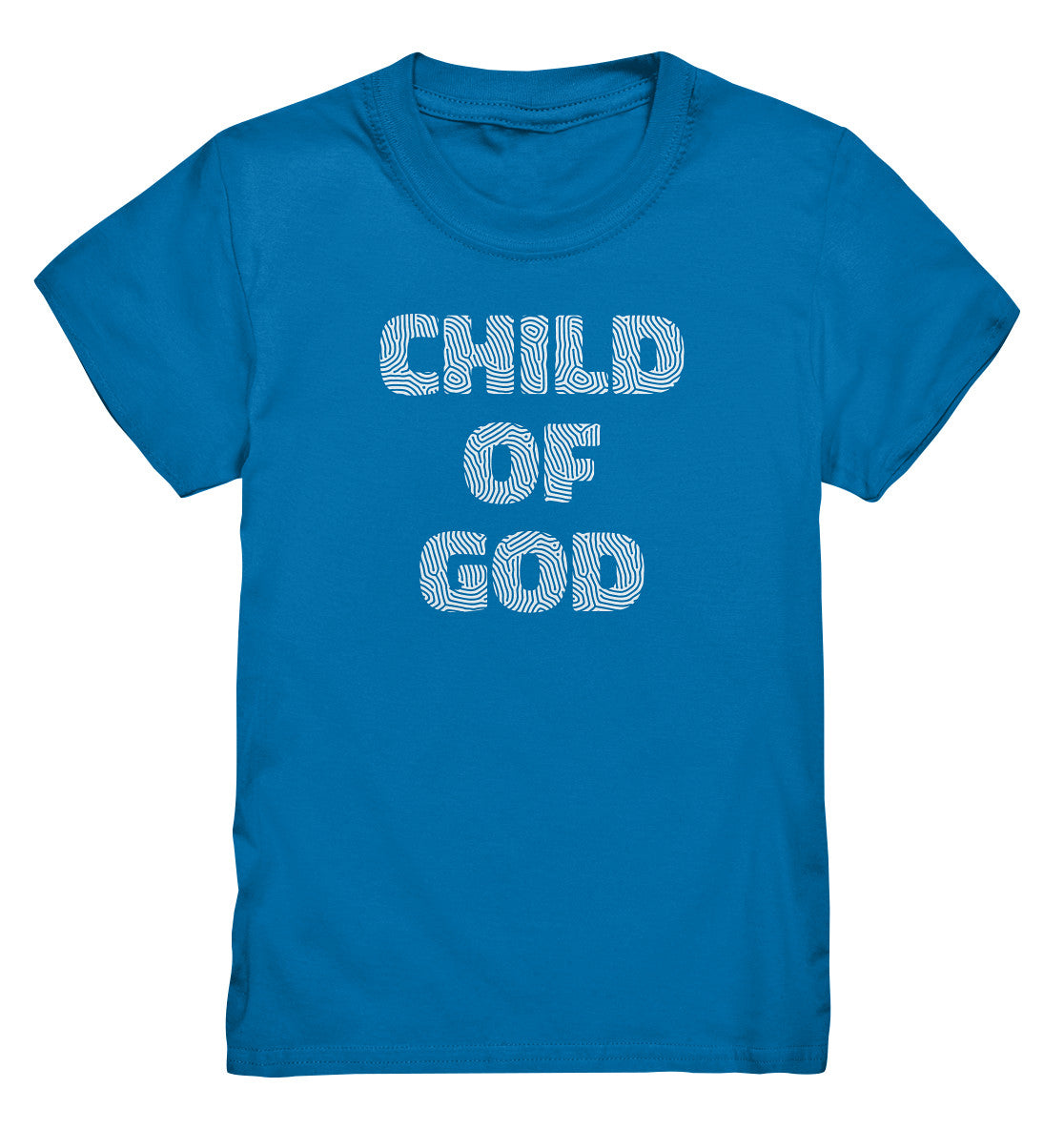 Joh 1,12 - Child of God - Fingerprint Weiß - Kids Premium Shirt